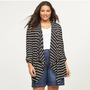 NWT! Lane Bryant cardigan - black/white. 22/24